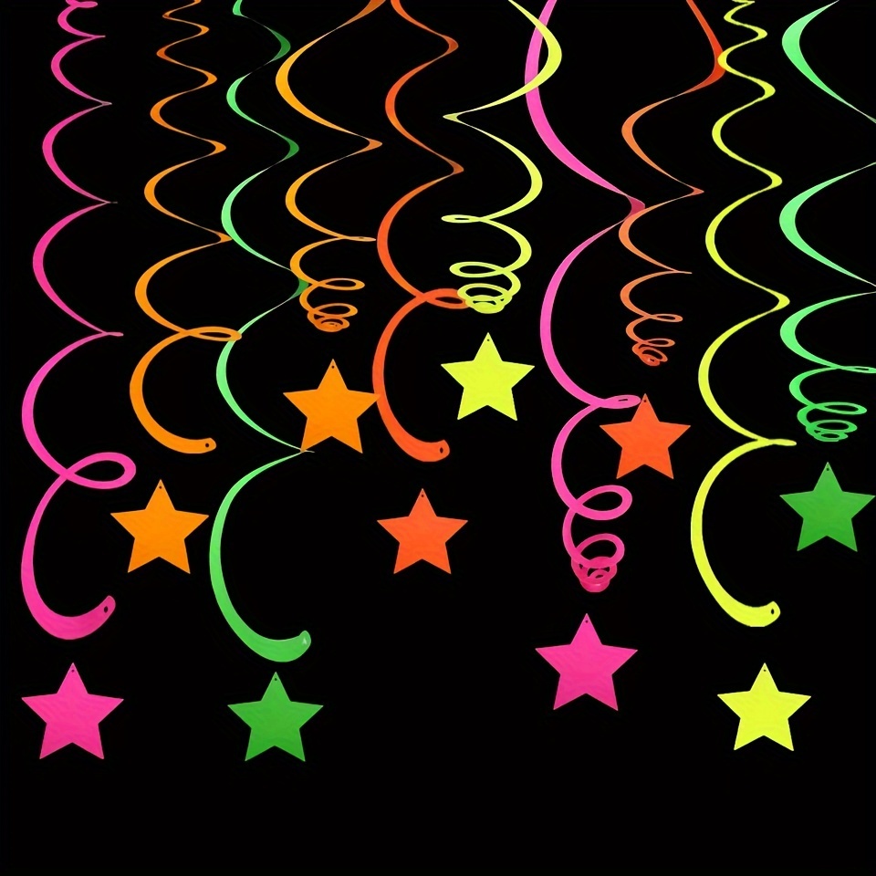 1pack(5colors) Hanging Decoration Fluorescent For Parties Weddings Birthdays Fun Unique For Adults Uv Party Supplies
1pack(5colors) Hanging Decoration Fluorescent For Parties Weddings Birthdays Fun Unique For Adults Uv Party Supplies