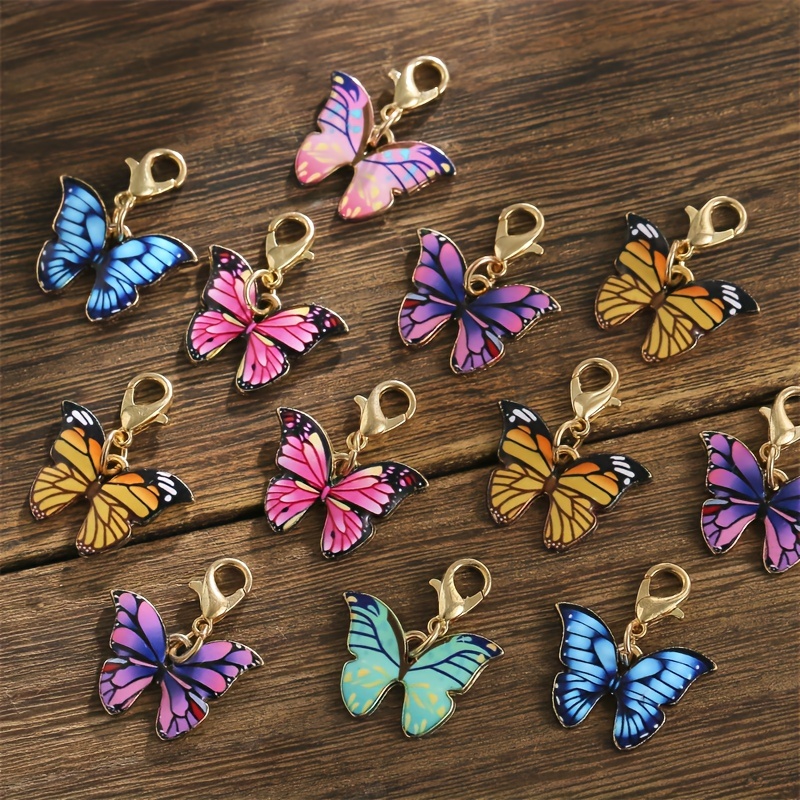 10pcs Vibrant Enamel Keychains - Alloy With Lobster Clasp, Diy Pendant Accessories For Jewelry & Crafts
10pcs Vibrant Enamel Keychains - Alloy With Lobster Clasp, Diy Pendant Accessories For Jewelry & Crafts