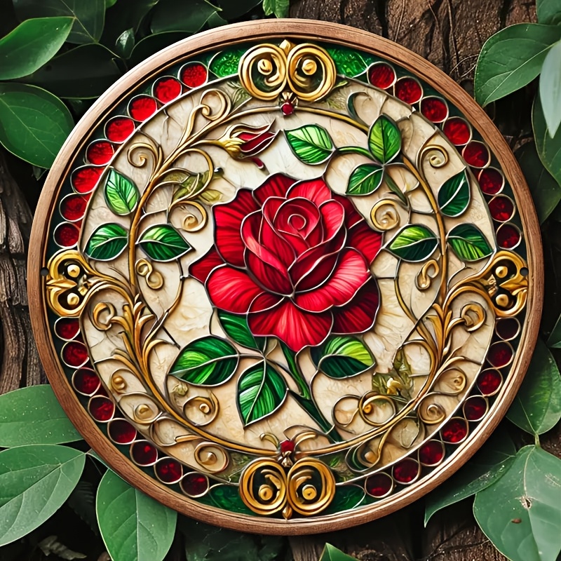 Room Decor 1pc Vintage-inspired Aluminum Metal Round Plaque, "beauty And " Design, Retro Wall Art, Home And Office Decor, Ideal Gift For Art Lovers And Collectors
Room Decor 1pc Vintage-inspired Aluminum Metal Round Plaque, "beauty And " Design, Retro Wall Art, Home And Office Decor, Ideal Gift For Art Lovers And Collectors