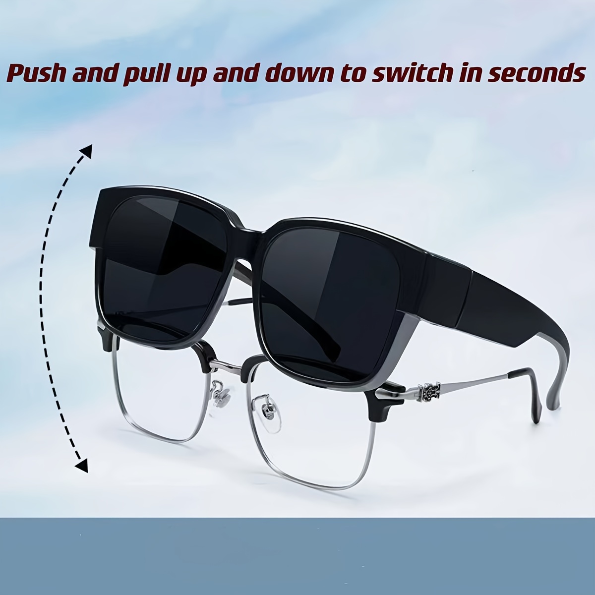 Unisex Oversized Square Glasses Polarized Lens For Outdoor Sports Party Vacation Travel Driving Fishing
Unisex Oversized Square Glasses Polarized Lens For Outdoor Sports Party Vacation Travel Driving Fishing