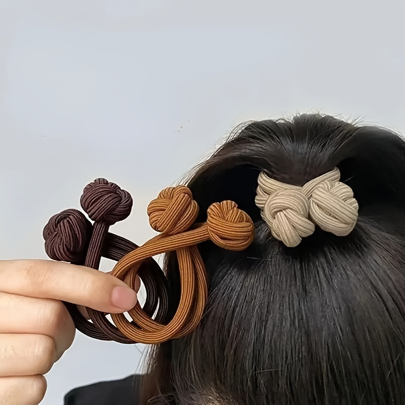 4pcs Solid Color Elastic Hair Ropes Trendy Hair Styling Accessories Non Slip Ponytail Holders For Women And Daily Use
4pcs Solid Color Elastic Hair Ropes Trendy Hair Styling Accessories Non Slip Ponytail Holders For Women And Daily Use