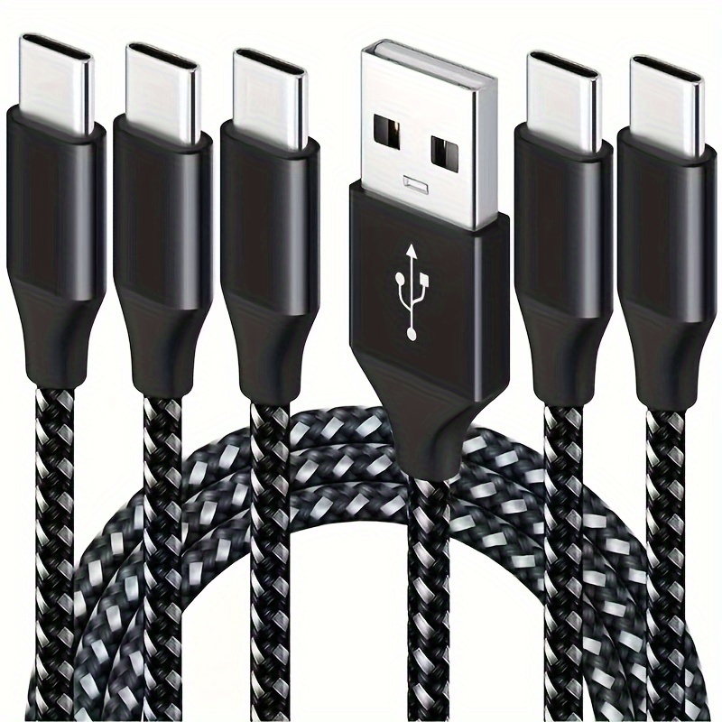 5pcs Usb Type C Fast Charging Cable Set - 10ft, 6ft, 3ft Nylon Braided Cord, Samsung - And Universal;
5pcs Usb Type C Fast Charging Cable Set - 10ft, 6ft, 3ft Nylon Braided Cord, Samsung - And Universal;