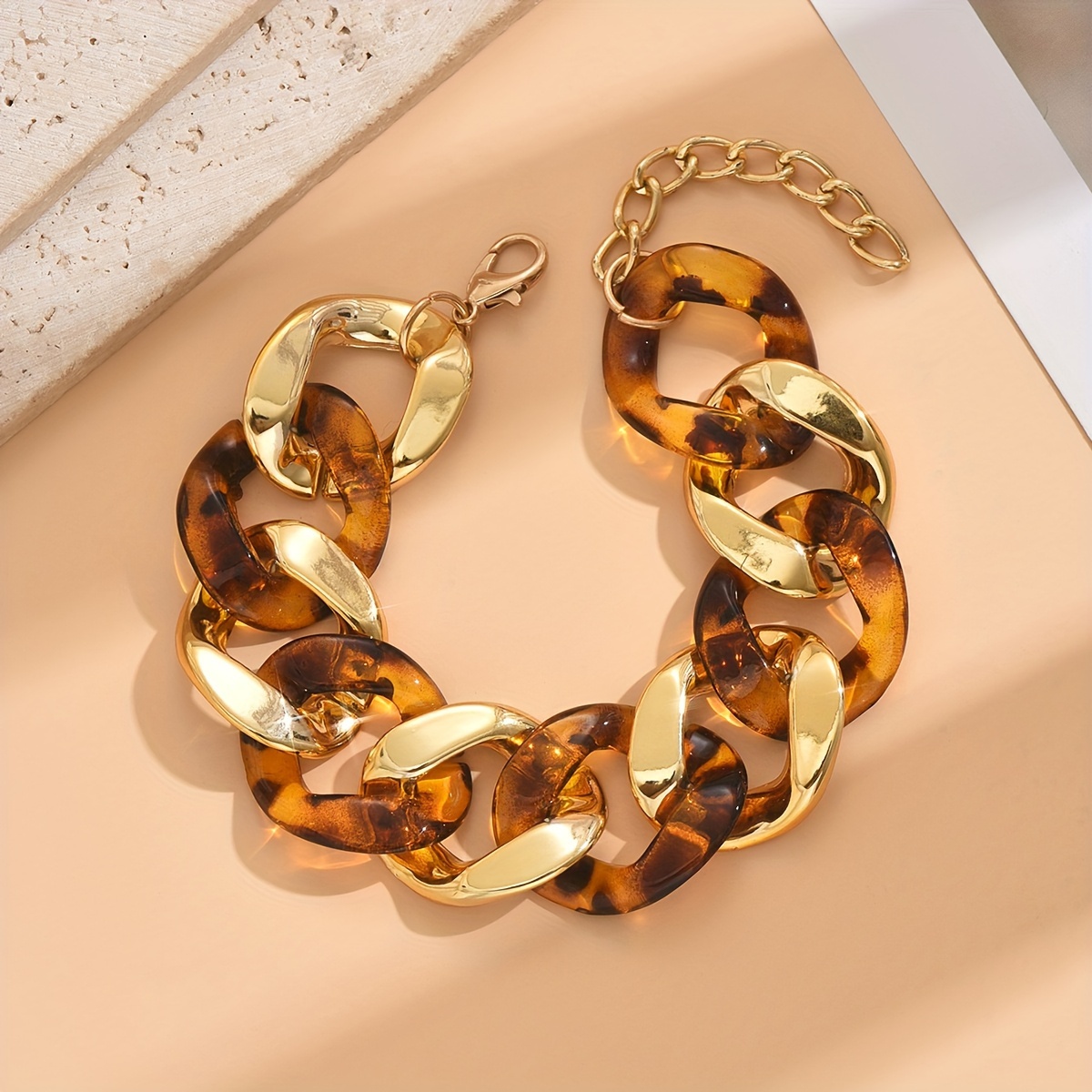 Design, Chic Leopard Print Acrylic Chain Bracelet For Women - Hip Hop Style, & Vacation Gifts
Design, Chic Leopard Print Acrylic Chain Bracelet For Women - Hip Hop Style, & Vacation Gifts