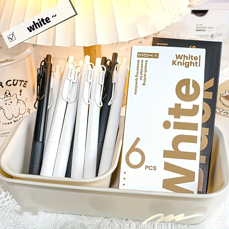 6pcs Retractable Pens, Smooth , Quick-dry Ink, & School Supplies, Ideal Stationery Gift Set
6pcs Retractable Pens, Smooth , Quick-dry Ink, & School Supplies, Ideal Stationery Gift Set