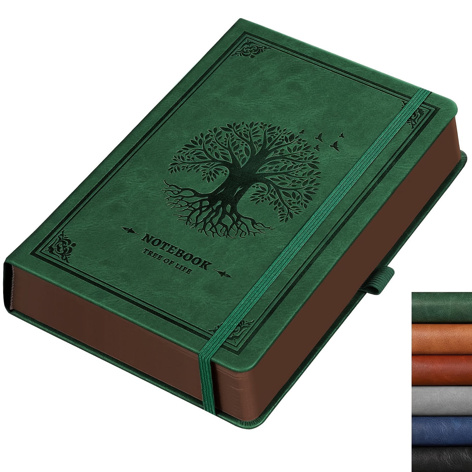 Of Life A5 Leather Journal - 320 Lined Pages, Elegant Embossed Cover, Ideal For Writing, Travel & Work - Perfect Christmas Gift For , In Multiple Colors, 5.75" X 8.38
Of Life A5 Leather Journal - 320 Lined Pages, Elegant Embossed Cover, Ideal For Writing, Travel & Work - Perfect Christmas Gift For , In Multiple Colors, 5.75" X 8.38
