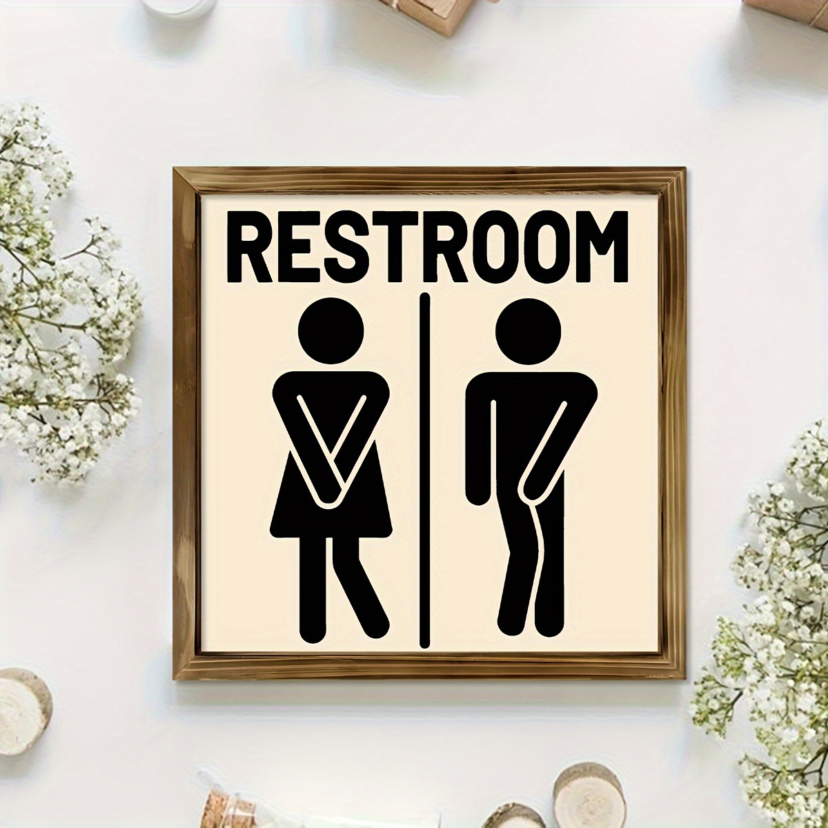 1pc Wooden Restroom - Humorous Hanging Bathroom Decor Plaque, Multipurpose Wood For And Restroom Decoration, Christmas Decoration
1pc Wooden Restroom - Humorous Hanging Bathroom Decor Plaque, Multipurpose Wood For And Restroom Decoration, Christmas Decoration
