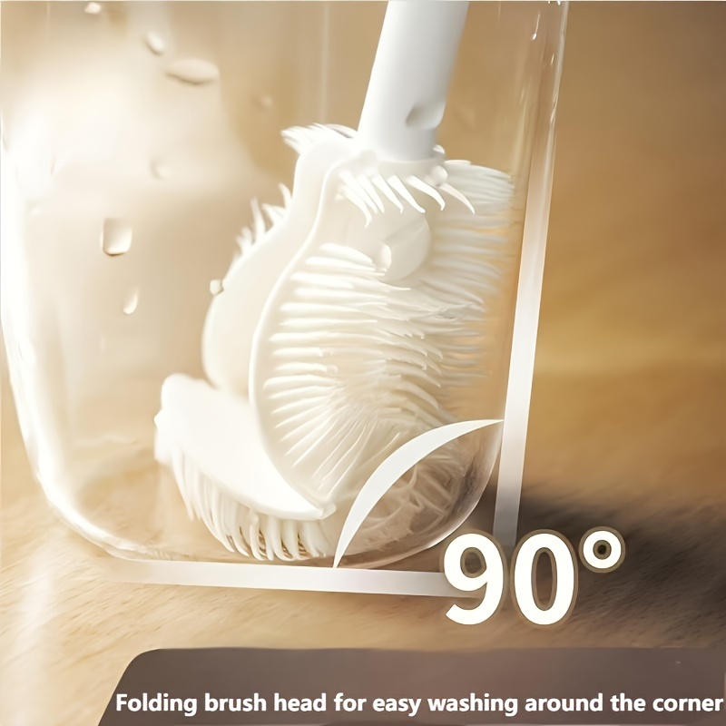 Easy-clean Silicone Cup Brush With Long Handle - Flexible, Reusable, Soft For Bottles & Small - Kitchen & Home Use
Easy-clean Silicone Cup Brush With Long Handle - Flexible, Reusable, Soft For Bottles & Small - Kitchen & Home Use
