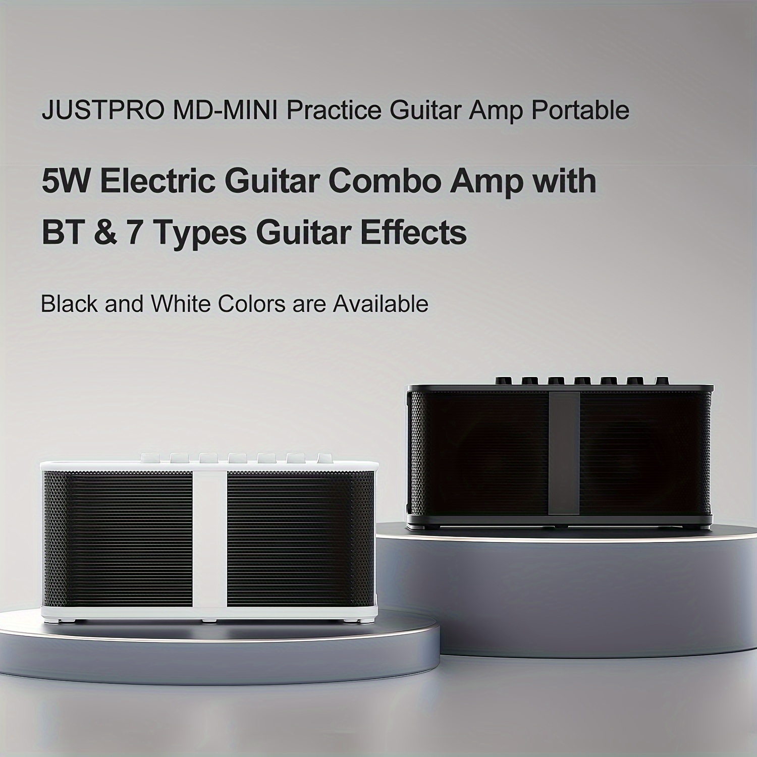 Justpro Mini Guitar Combo Amplifier, 5w Portable Rechargeable, Wireless Guitar Practice Amp With 7 Types Effects, Supports Headphone, Aux, Rec And Tone Volume Control
Justpro Mini Guitar Combo Amplifier, 5w Portable Rechargeable, Wireless Guitar Practice Amp With 7 Types Effects, Supports Headphone, Aux, Rec And Tone Volume Control