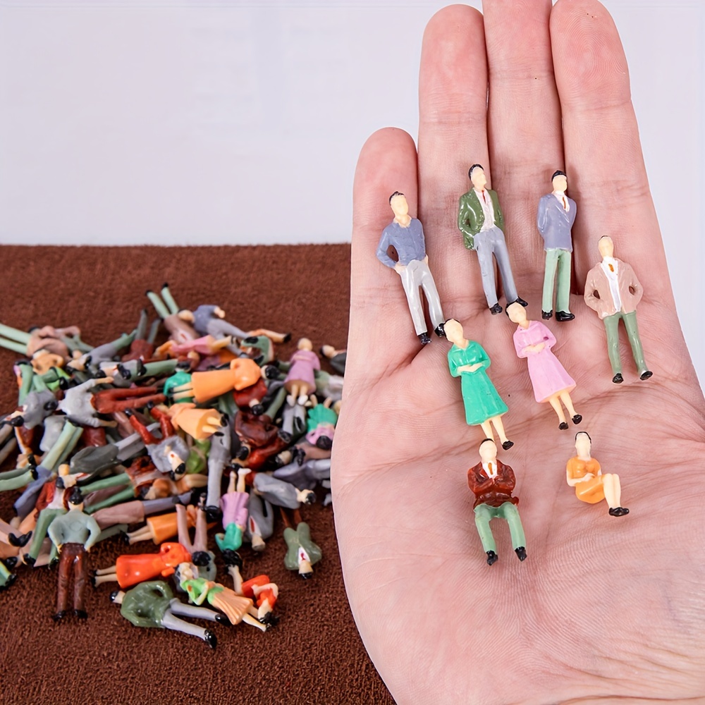 20 Pack Abs Plastic Painted Miniature People Figures, 3.5cm Model Train Scenery For Diorama Kits, Sand Table Model Display - Non-toxic, , Enhances Concentration - Suitable For 18+
20 Pack Abs Plastic Painted Miniature People Figures, 3.5cm Model Train Scenery For Diorama Kits, Sand Table Model Display - Non-toxic, , Enhances Concentration - Suitable For 18+