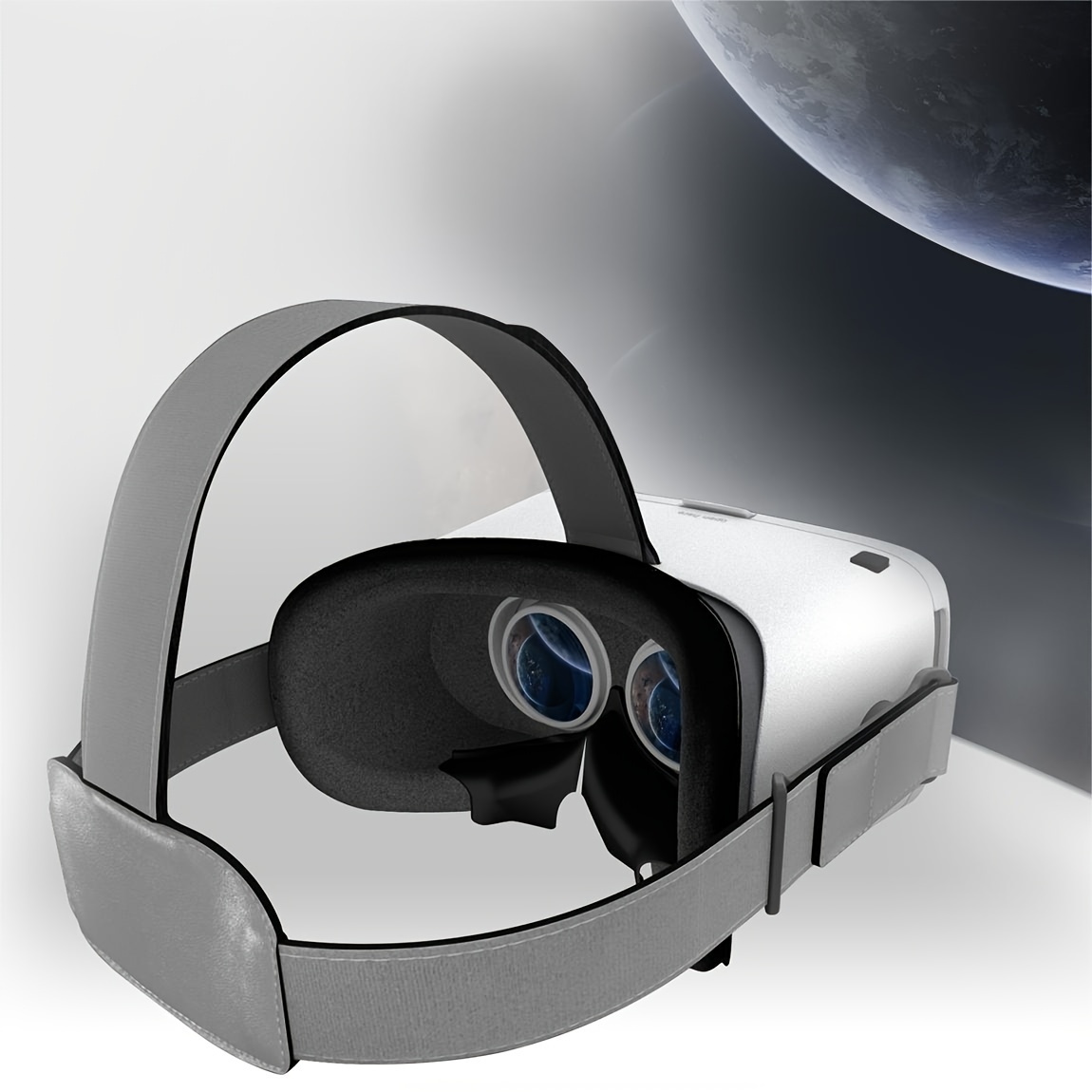 Destek V5 Vr Headset For Phone, 110° Fov , Eyes Anti-blue Hd Lenses Headsets For Smartphone W/4.7-6.8in Screen - Black Without Built-in Batteries Or Wireless Devices.
Destek V5 Vr Headset For Phone, 110° Fov , Eyes Anti-blue Hd Lenses Headsets For Smartphone W/4.7-6.8in Screen - Black Without Built-in Batteries Or Wireless Devices.