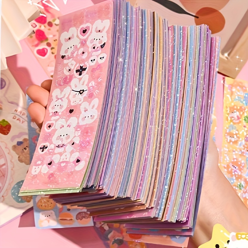120 Colored Laser-cut Paper Stickers - Reusable And Removable Art Hand Tent Stickers - Gift For The Creative
120 Colored Laser-cut Paper Stickers - Reusable And Removable Art Hand Tent Stickers - Gift For The Creative