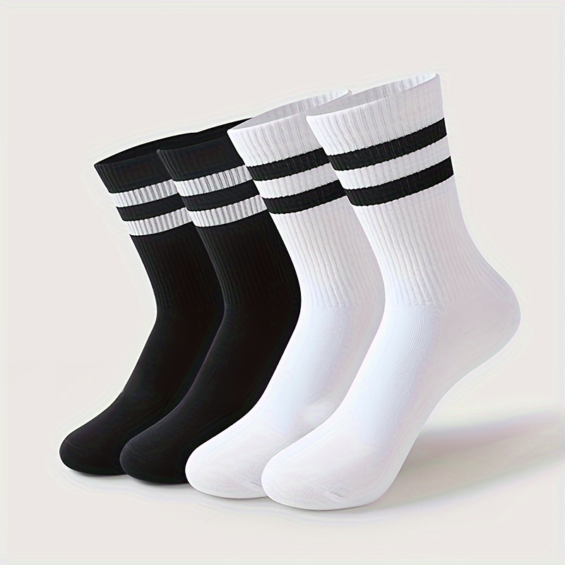 4 Pairs Of Men' Pattern Crew Socks, Anti Odor & Sweat Absorption Breathable Socks, For All Wearing
4 Pairs Of Men' Pattern Crew Socks, Anti Odor & Sweat Absorption Breathable Socks, For All Wearing