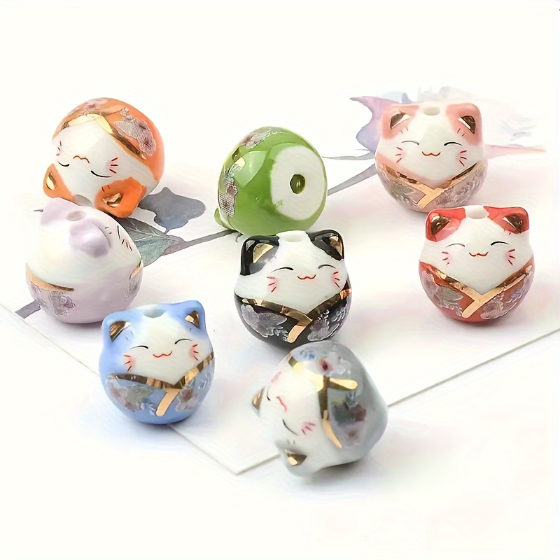 5pcs Mixed Ceramic Cat Beads Set - Porcelain Charms For Making, Necklaces, Bracelets & Craft Decorations Beads For Jewelry Making
5pcs Mixed Ceramic Cat Beads Set - Porcelain Charms For Making, Necklaces, Bracelets & Craft Decorations Beads For Jewelry Making
