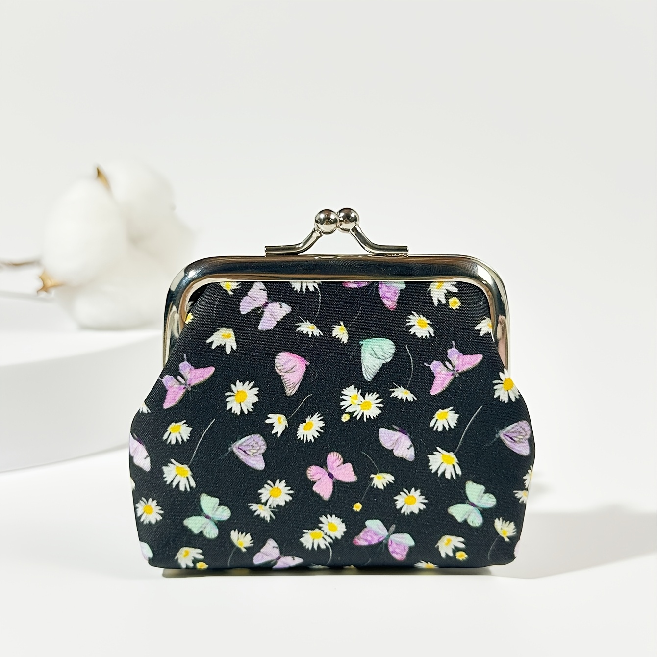 Elegant Polyester Mini Coin Purse, Print, Kiss Lock Closure, Wet , Unlined, With Coin Pocket For Daily Use
Elegant Polyester Mini Coin Purse, Print, Kiss Lock Closure, Wet , Unlined, With Coin Pocket For Daily Use