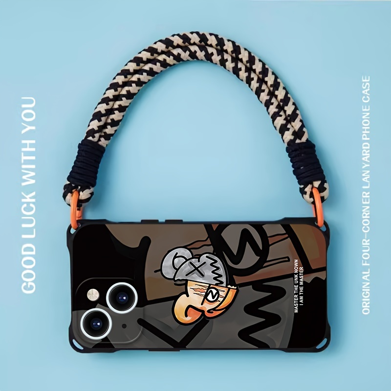 Cartoon-themed Silicone Phone Case With Lanyard For 14/13/12/11 Series And X/xs - Shockproof Tpu Protection
Cartoon-themed Silicone Phone Case With Lanyard For 14/13/12/11 Series And X/xs - Shockproof Tpu Protection