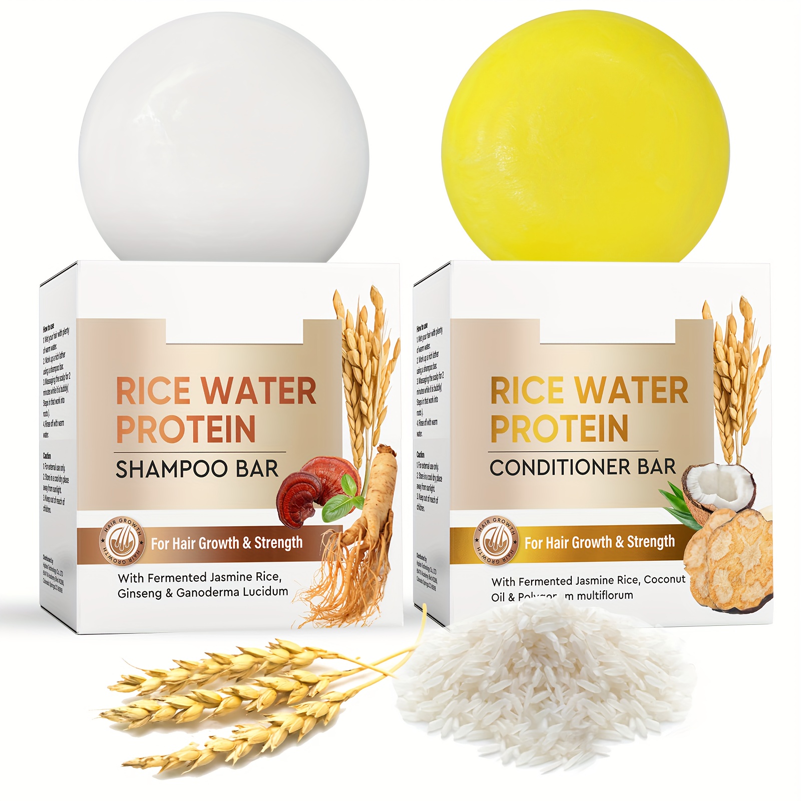 Rice Water Shampoo And Conditioner Set, Fermented Rice Water For Hair Growth, Hair Soap For For Hair Strengthen, Thicker & Smooth, Reduce Greasy Hair, 2pcs, Lightyellow
Rice Water Shampoo And Conditioner Set, Fermented Rice Water For Hair Growth, Hair Soap For For Hair Strengthen, Thicker & Smooth, Reduce Greasy Hair, 2pcs, Lightyellow