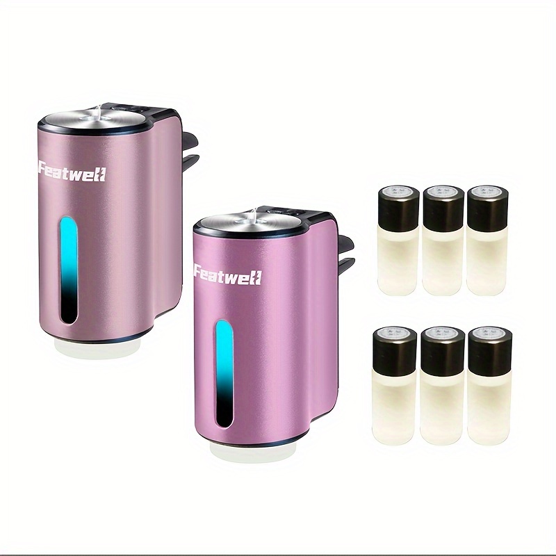 2pcs Car Air Fresheners - 3*10ml Natural French Perfume Lasts 45 Days, Portable Waterless Car Diffuser Air Freshener Car Aromatherapy Diffuser, Adjust Concentration Scent
2pcs Car Air Fresheners - 3*10ml Natural French Perfume Lasts 45 Days, Portable Waterless Car Diffuser Air Freshener Car Aromatherapy Diffuser, Adjust Concentration Scent
