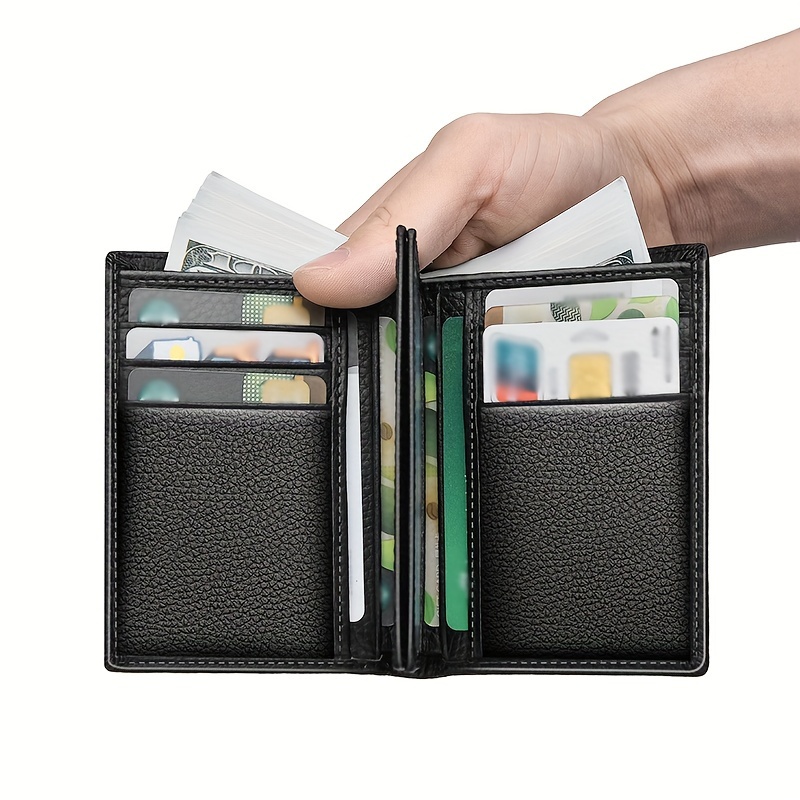 1pc Men's Leather Wallet Rfid Anti-theft Brush Ultra-thin Multifunctional Bank Card Holder Large Capacity Cowhide Id Holder Small Credit Card Coin Purse Gift For , Doenbolo
1pc Men's Leather Wallet Rfid Anti-theft Brush Ultra-thin Multifunctional Bank Card Holder Large Capacity Cowhide Id Holder Small Credit Card Coin Purse Gift For , Doenbolo