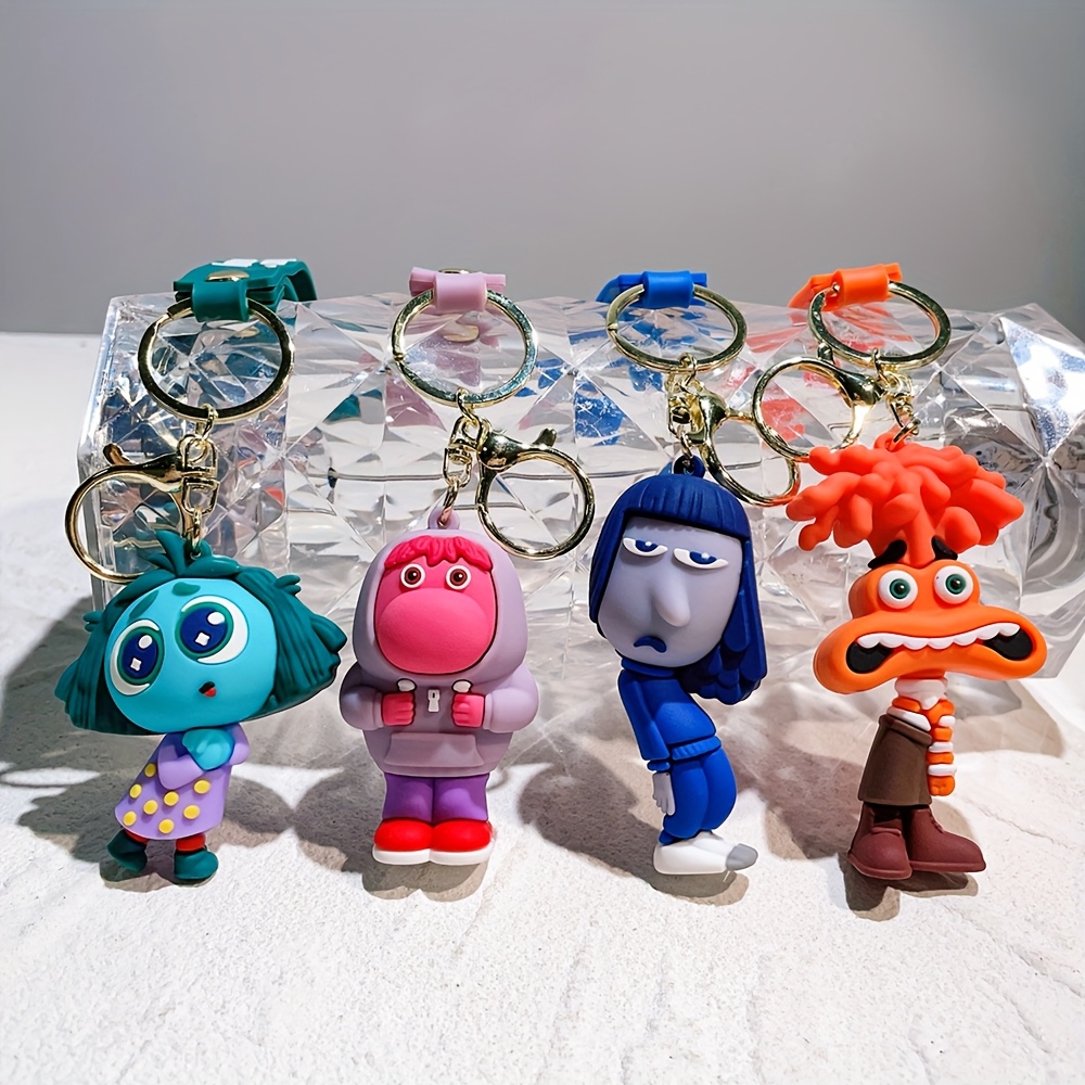 Porte-clés de dessin INSIDE OUT, équipe d'agents de l'esprit, pendentif pour porte-clés de , .
Porte-clés de dessin INSIDE OUT, équipe d'agents de l'esprit, pendentif pour porte-clés de , .