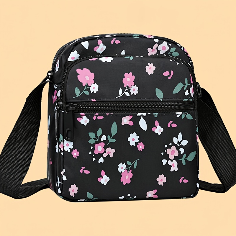 Floral Crossbody Bag For Women, Durable Multi-pocket Shoulder Mom Bag With Adjustable Strap, Fit Cell Phone And Essentials
Floral Crossbody Bag For Women, Durable Multi-pocket Shoulder Mom Bag With Adjustable Strap, Fit Cell Phone And Essentials