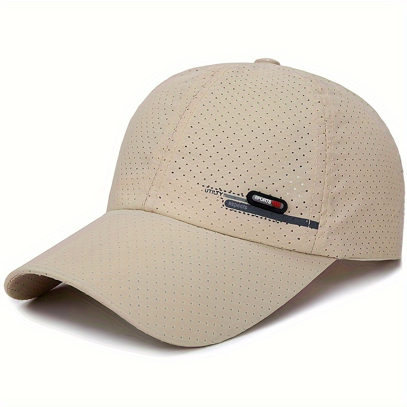 1pc Curved Baseball Cap, Adjustable Quick-drying Hat For Casual Outdoor Sports, Suitable For Men And Women
1pc Curved Baseball Cap, Adjustable Quick-drying Hat For Casual Outdoor Sports, Suitable For Men And Women