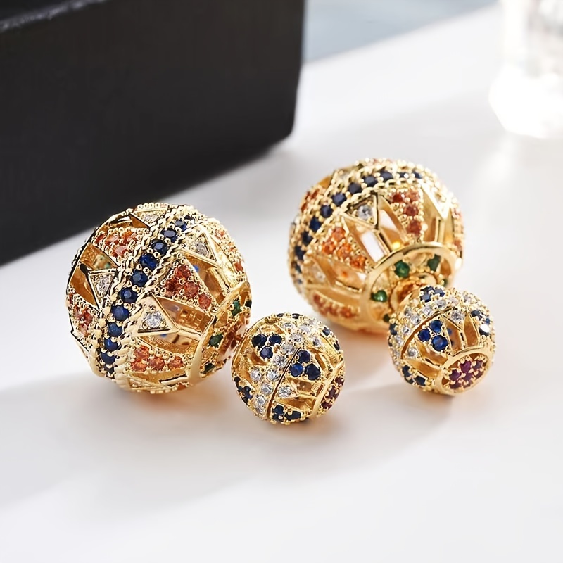 Pearl Earrings, Mini Colored Zirconia Women's Earrings, Silver Hollow Ball, Bold Women's Earrings
Pearl Earrings, Mini Colored Zirconia Women's Earrings, Silver Hollow Ball, Bold Women's Earrings
