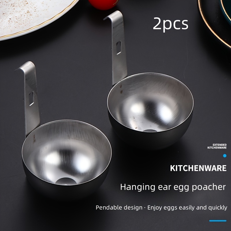 Stainless Steel Hanging Ear Egg Cooker - Soft- Egg Tool For Kitchen & Restaurant Use
Stainless Steel Hanging Ear Egg Cooker - Soft- Egg Tool For Kitchen & Restaurant Use