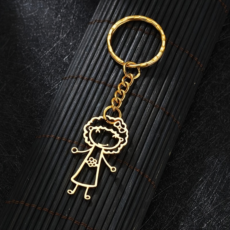 1pc Custom Picture Photo Keychain Personalized Drawing Stainless Chain Ring Mother's Day Father's Day Valentine's Day Gift
1pc Custom Picture Photo Keychain Personalized Drawing Stainless Chain Ring Mother's Day Father's Day Valentine's Day Gift