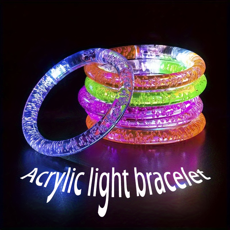 3/6pcs Led Flash Bubble Bracelet Luminous Bracelet Acrylic Concert Props Festive Atmosphere Luminous Bracelet
3/6pcs Led Flash Bubble Bracelet Luminous Bracelet Acrylic Concert Props Festive Atmosphere Luminous Bracelet