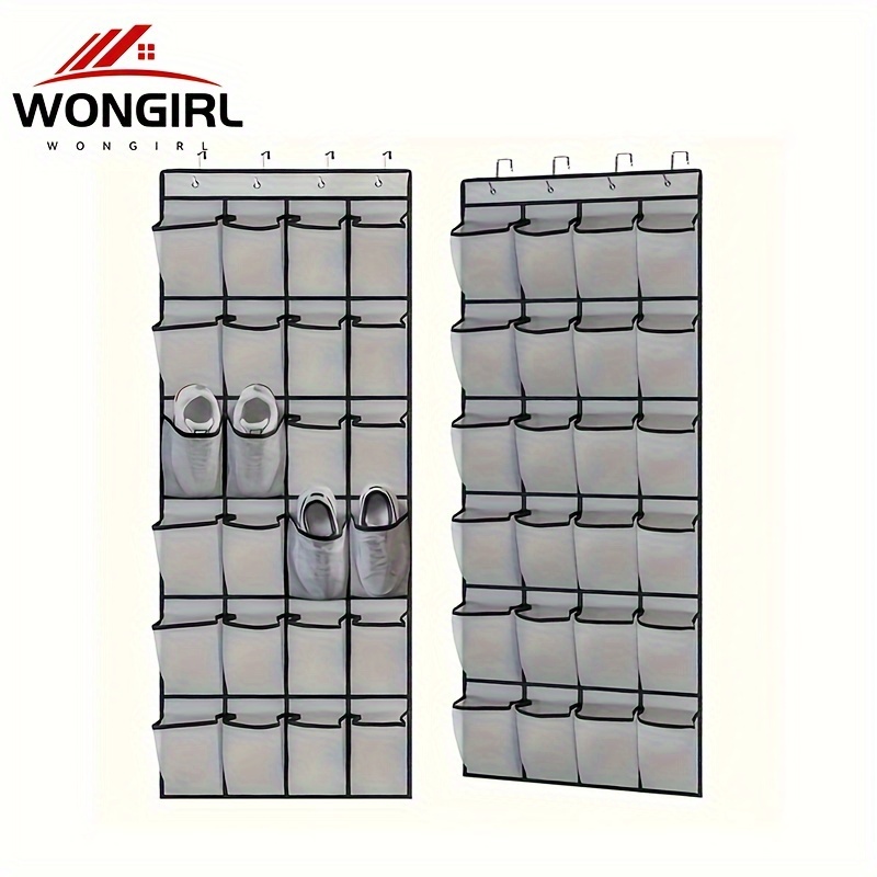 1pc Over The Door Shoe Organizer Hanging Closet Holder Hanger Storage Bag Rack With 24 Large Mesh Pockets For Small /shops/retailers
1pc Over The Door Shoe Organizer Hanging Closet Holder Hanger Storage Bag Rack With 24 Large Mesh Pockets For Small /shops/retailers