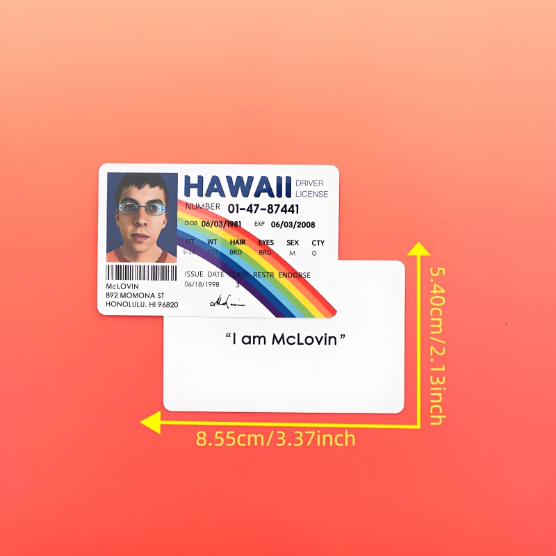 Unique Hawaiian License Card Stock, Customizable Card With Humorous "i Am " Text, Cardstock For Personalized , Office Supplies, And
Unique Hawaiian License Card Stock, Customizable Card With Humorous "i Am " Text, Cardstock For Personalized , Office Supplies, And