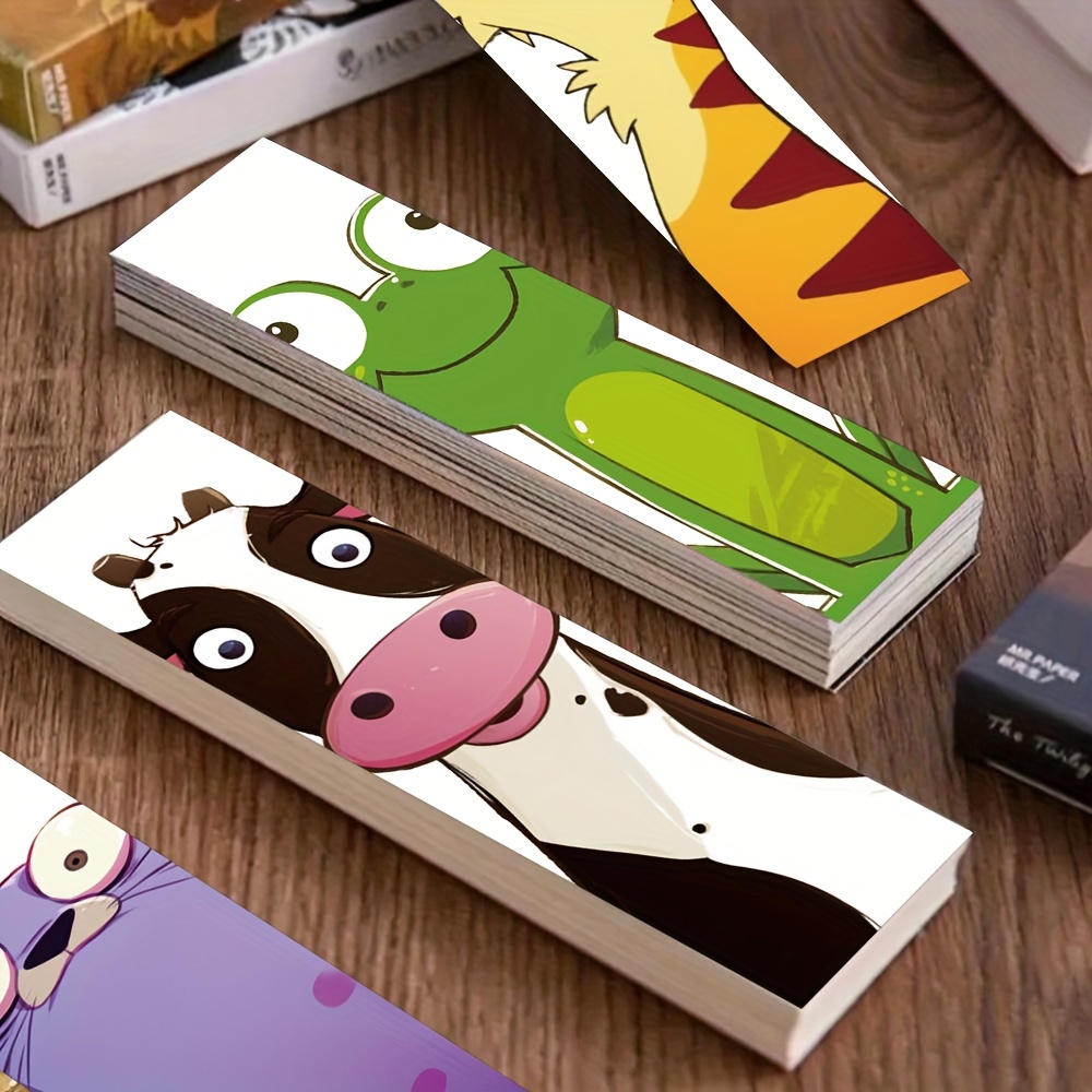 30-pack Cartoon Animal Bookmarks, Colorful Paper Book Page Markers, Creative Diy Reading Gifts, Festive Book Decoration, Funny Animal Gutbd
30-pack Cartoon Animal Bookmarks, Colorful Paper Book Page Markers, Creative Diy Reading Gifts, Festive Book Decoration, Funny Animal Gutbd
