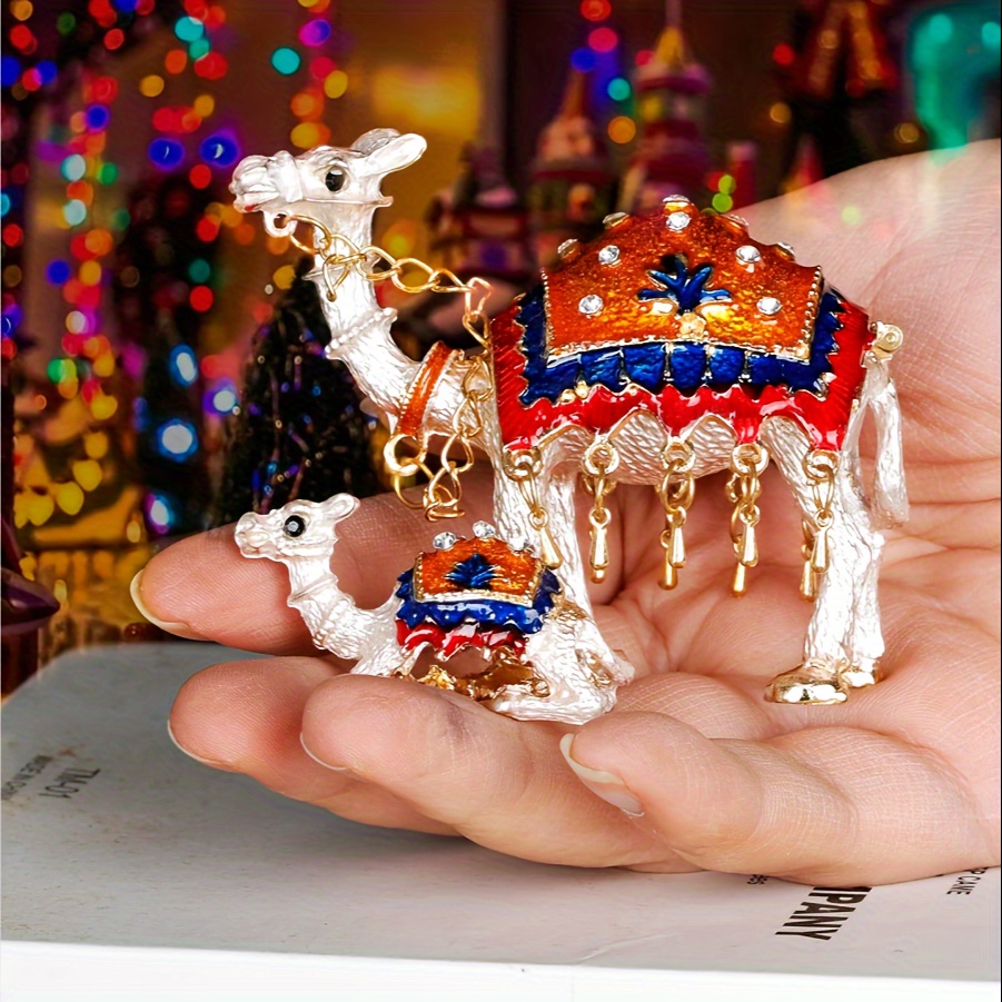 Hand- Decoration - Unique Animal Figurine Collectible Gift With Enameled Crystals, Rings, Earrings Storage For Home Decor
Hand- Decoration - Unique Animal Figurine Collectible Gift With Enameled Crystals, Rings, Earrings Storage For Home Decor