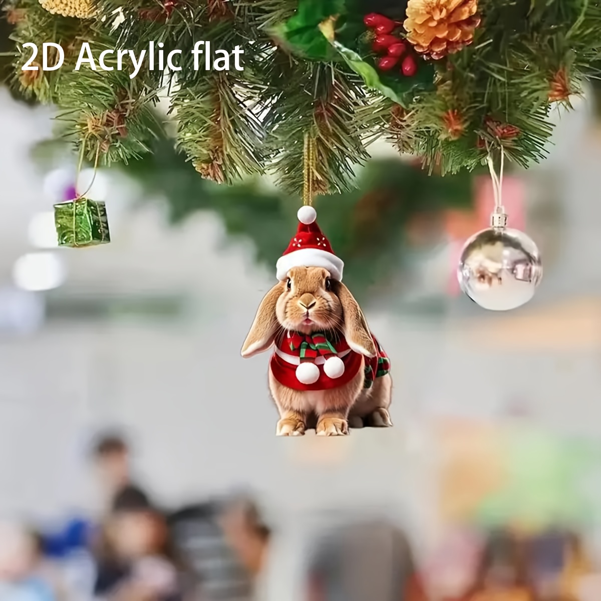 1pc Christmas Tree Pendant, Christmas Tree Ornament Pendant, Acrylic 2d Flat Car Pendant Christmas Pendant
1pc Christmas Tree Pendant, Christmas Tree Ornament Pendant, Acrylic 2d Flat Car Pendant Christmas Pendant
