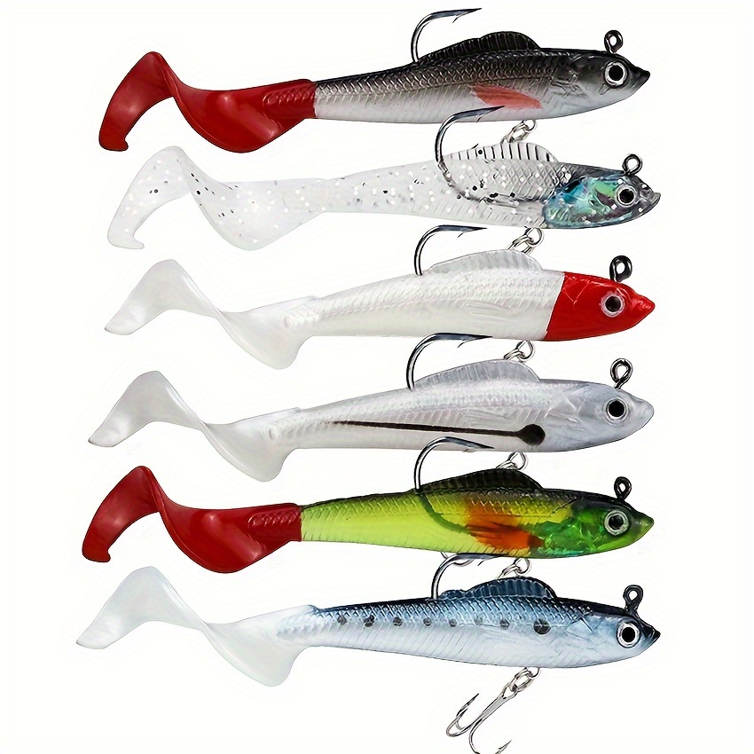 Avlcoaky 6pcs Leurres de Pêche Swimbait Souples - Polyvalents pour Eau Douce & Salée, Idéaux pour le Bass, le Crappie & Plus - Acier Inoxydable & Silicone Durables, Couleurs Assorties
Avlcoaky 6pcs Leurres de Pêche Swimbait Souples - Polyvalents pour Eau Douce & Salée, Idéaux pour le Bass, le Crappie & Plus - Acier Inoxydable & Silicone Durables, Couleurs Assorties