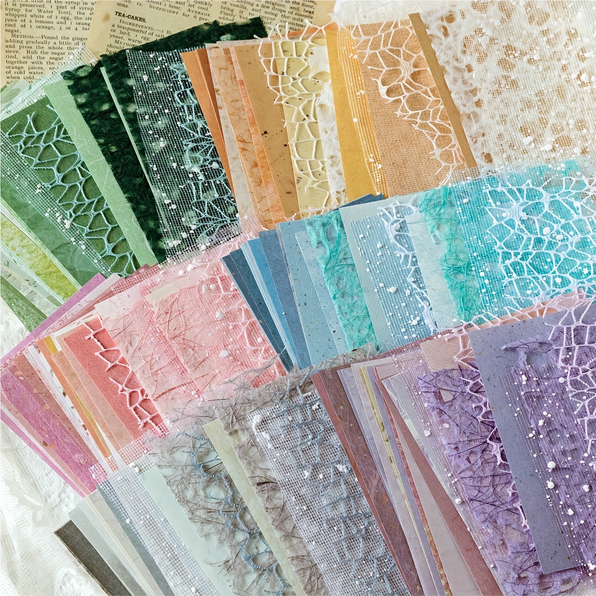 31pcs Mixed Media Paper Set, Glossy Finish, Recyclable Crafting Papers, Romantic Hollowed-out Art Journaling Decor, Bouquet Wrapping Material
31pcs Mixed Media Paper Set, Glossy Finish, Recyclable Crafting Papers, Romantic Hollowed-out Art Journaling Decor, Bouquet Wrapping Material