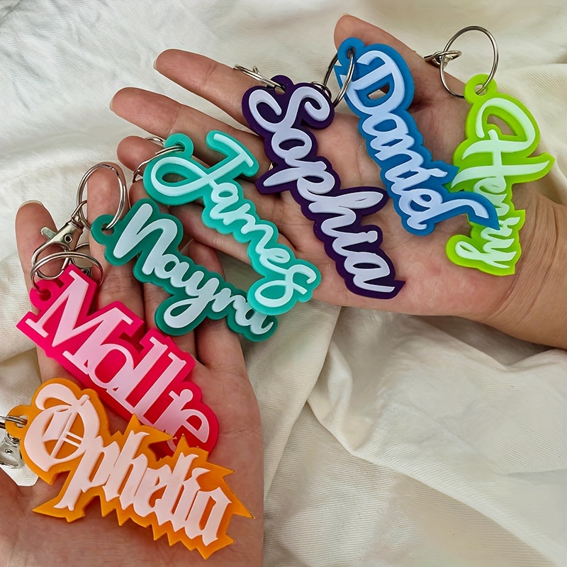 Keychain For Men, Personalized Acrylic Name Keychain, Personalized Backpack Name Tag, Party Jewelry Gift, Father's Day Gifts
Keychain For Men, Personalized Acrylic Name Keychain, Personalized Backpack Name Tag, Party Jewelry Gift, Father's Day Gifts