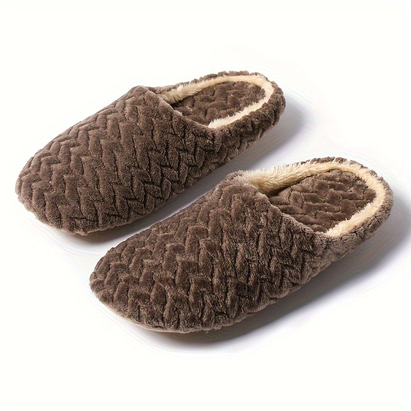 Men's Warm Cozy Slides, Comfortable Fuzzy Soft Slippers, Plush Comfy Non-slip Home Shoes For Indoor Outdoor Bedroom
Men's Warm Cozy Slides, Comfortable Fuzzy Soft Slippers, Plush Comfy Non-slip Home Shoes For Indoor Outdoor Bedroom