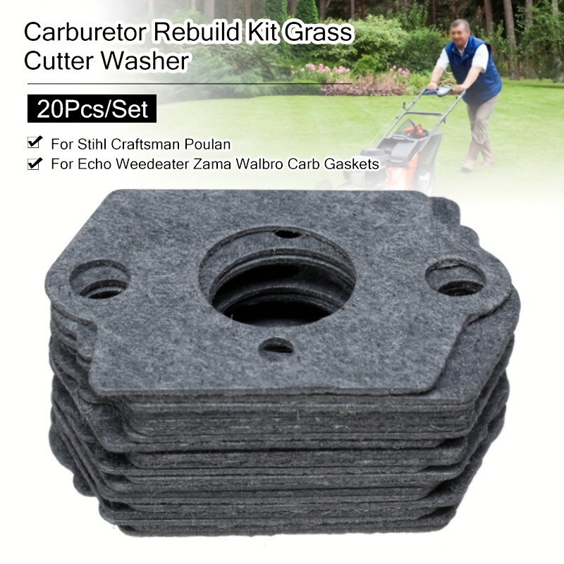 20pcs Carburetor Rebuild Kit Grass Cutter Washer For Stihl For Weedeater Carb Gaskets
20pcs Carburetor Rebuild Kit Grass Cutter Washer For Stihl For Weedeater Carb Gaskets