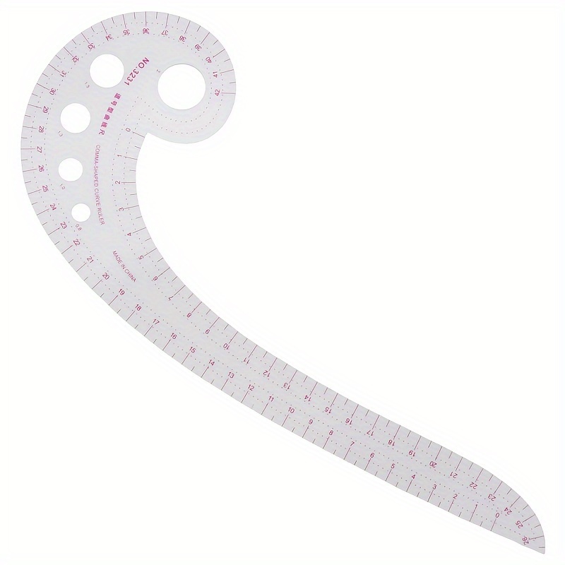 1pc Patronnage, Dimensionnement, Règle, du vêtement, Patronnage, Courbes du vêtement, , Outils multifonctionnels Règle en de en plastique souple Règle de de française
1pc Patronnage, Dimensionnement, Règle, du vêtement, Patronnage, Courbes du vêtement, , Outils multifonctionnels Règle en de en plastique souple Règle de de française