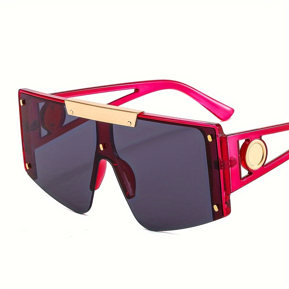 Grandes lunettes de mode pour femmes, lunettes carrées anti-éblouissement tendance pour les fêtes, le cyclisme, les activités de plein air.
Grandes lunettes de mode pour femmes, lunettes carrées anti-éblouissement tendance pour les fêtes, le cyclisme, les activités de plein air.