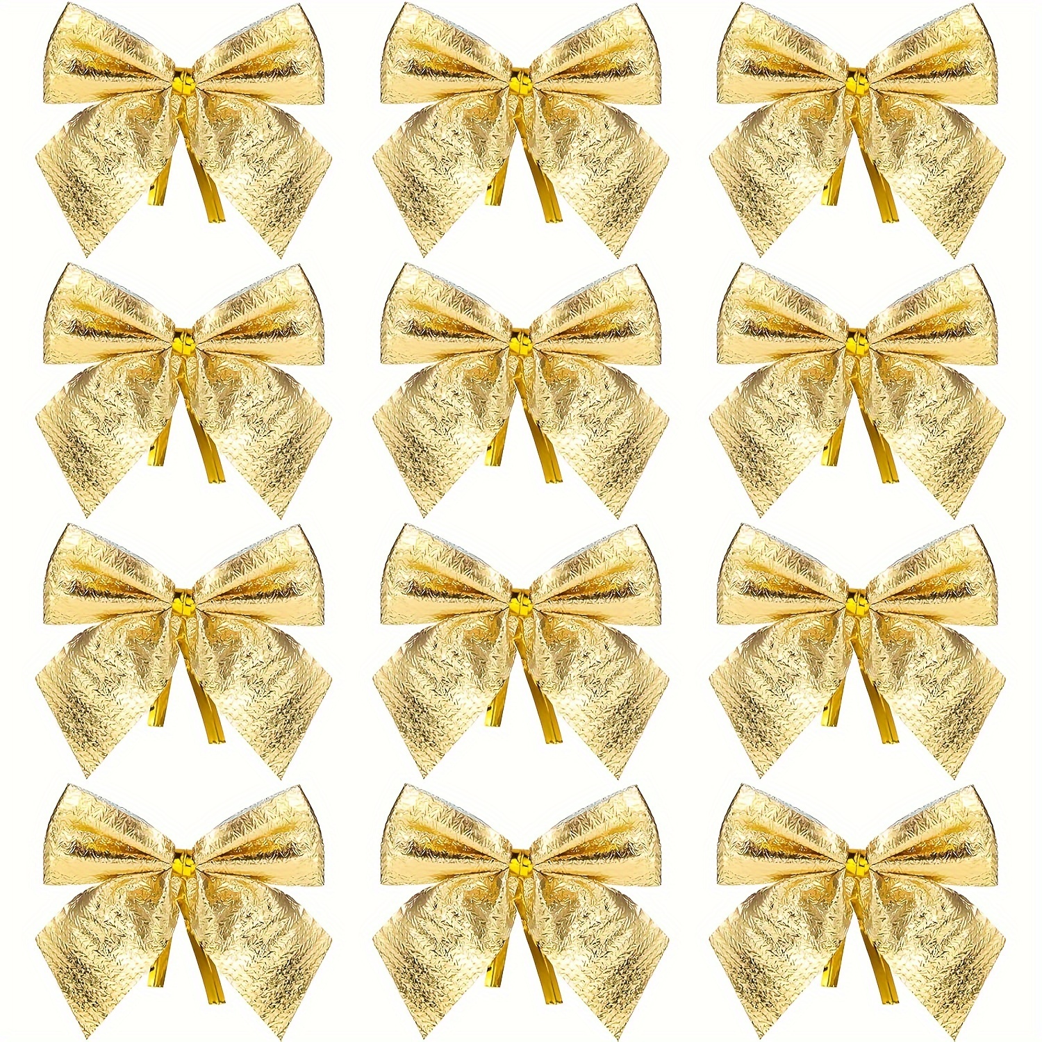40pcs, Christmas Tree Bows Red And Bows, 2.17*1.97inch Mini Bows For Wreaths Tree New Year Decoration, Golden
40pcs, Christmas Tree Bows Red And Bows, 2.17*1.97inch Mini Bows For Wreaths Tree New Year Decoration, Golden