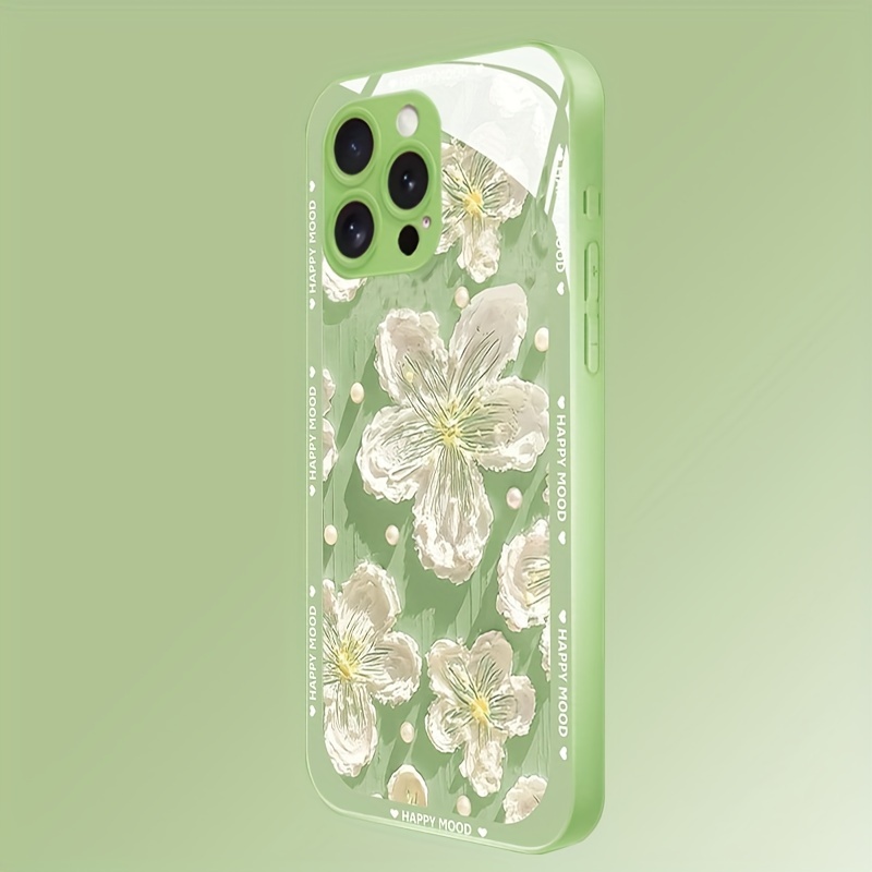 Floral Design Anti-slip Glass Case Cover Compatible With Iphone 15/14/13/12/11/xs Max/xr/xs/x/7 - Full Protection Shockproof Bumper Shell
Floral Design Anti-slip Glass Case Cover Compatible With Iphone 15/14/13/12/11/xs Max/xr/xs/x/7 - Full Protection Shockproof Bumper Shell