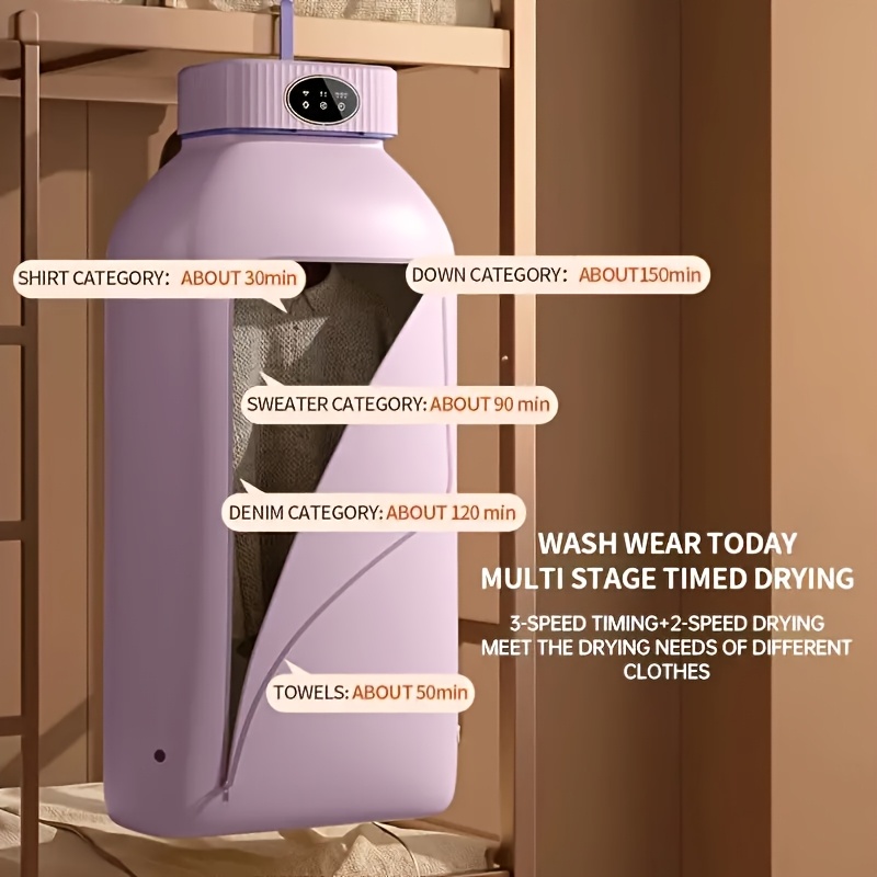 Home Use Small 's Clothes Dryer, Dormitory Wind Dryer, Foldable Portable Clothes Dryer, Suitable For Business Trips, Does Not Take , From
Home Use Small 's Clothes Dryer, Dormitory Wind Dryer, Foldable Portable Clothes Dryer, Suitable For Business Trips, Does Not Take , From
