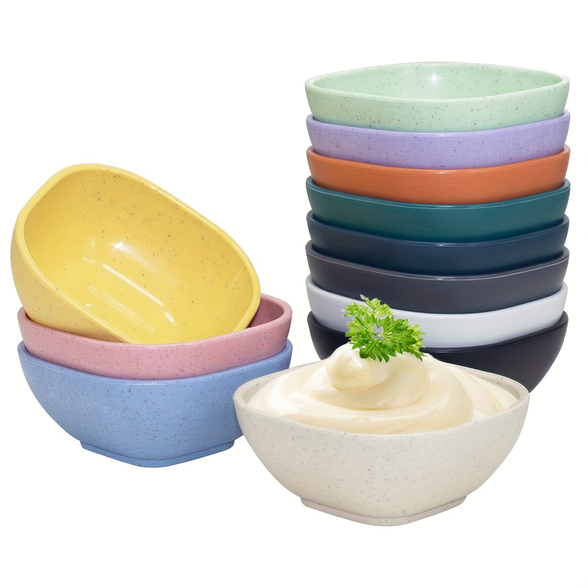 20pcs Square Dipping Dishes, 12 Colors From, Pp Plastic Fruit Sauce Bowl, Vinegar Sauce Dipping Dishes, Suitable For , Family Gatherings And Parties
20pcs Square Dipping Dishes, 12 Colors From, Pp Plastic Fruit Sauce Bowl, Vinegar Sauce Dipping Dishes, Suitable For , Family Gatherings And Parties