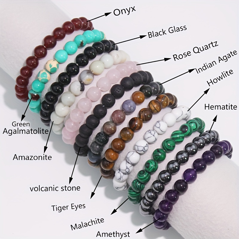 12pcs 8mm Natural Bracelet Round Beaded Bracelet For Men And Women Quartz Beads Agate Stretch Beaded Bracelet
12pcs 8mm Natural Bracelet Round Beaded Bracelet For Men And Women Quartz Beads Agate Stretch Beaded Bracelet