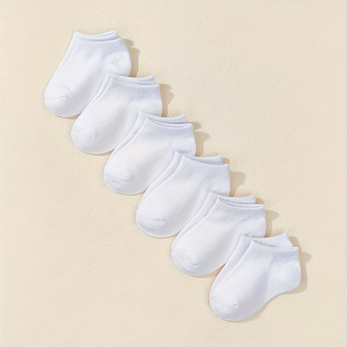 6 Pairs Of Kid's Blend Solid Color Low-cut Socks, Comfy & Breathable Soft & Elastic Thin Socks For Spring And Summer
6 Pairs Of Kid's Blend Solid Color Low-cut Socks, Comfy & Breathable Soft & Elastic Thin Socks For Spring And Summer
