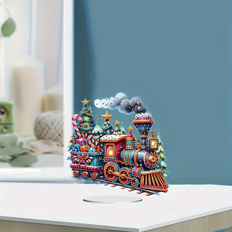 Festive 3d Christmas Train Decoration: Handmade Diamond Painting Kit For Home Decor - 5d Gemstone Mosaic Art - Adult Digital Art Kit - Acrylic Material
Festive 3d Christmas Train Decoration: Handmade Diamond Painting Kit For Home Decor - 5d Gemstone Mosaic Art - Adult Digital Art Kit - Acrylic Material