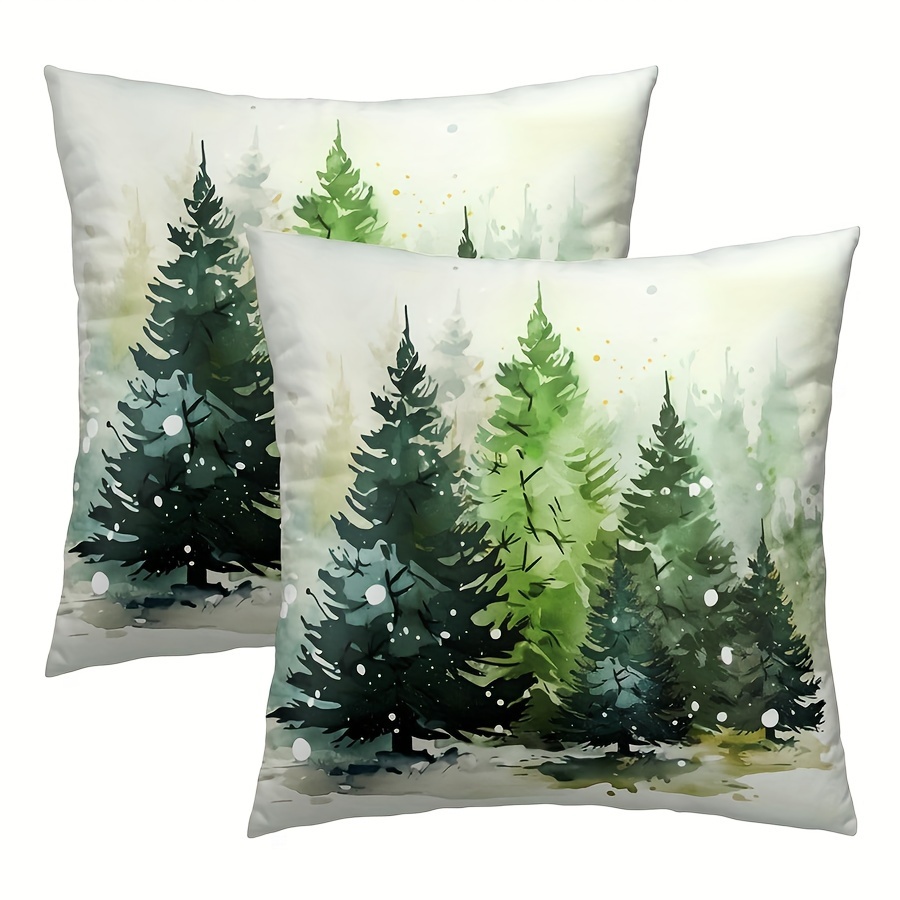 2pcs Contemporary Christmas Pillowcases, 16x16/18x18/ , Decor, -sided, , , Washable, Sofa Cushion Covers
2pcs Contemporary Christmas Pillowcases, 16x16/18x18/ , Decor, -sided, , , Washable, Sofa Cushion Covers