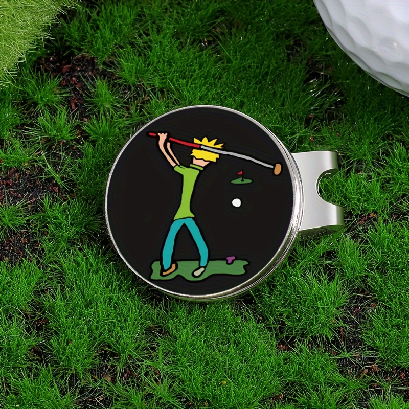 Magnetic Golf Hat Clip With Cartoon Design - Metal Ball Marker Accessory, Perfect Gift For Men
Magnetic Golf Hat Clip With Cartoon Design - Metal Ball Marker Accessory, Perfect Gift For Men